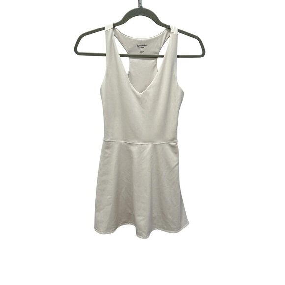 Reformation Dresses & Skirts - Reformation White EcoMove Racerback Mini Dress size small